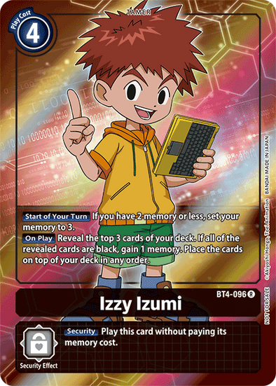 Izzy Izumi (Box Topper) - BT4-096 - Promo available at 401 Games Canada