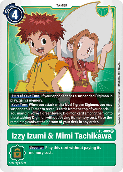 Izzy Izumi & Mimi Tachikawa - BT5-089 - Rare available at 401 Games Canada