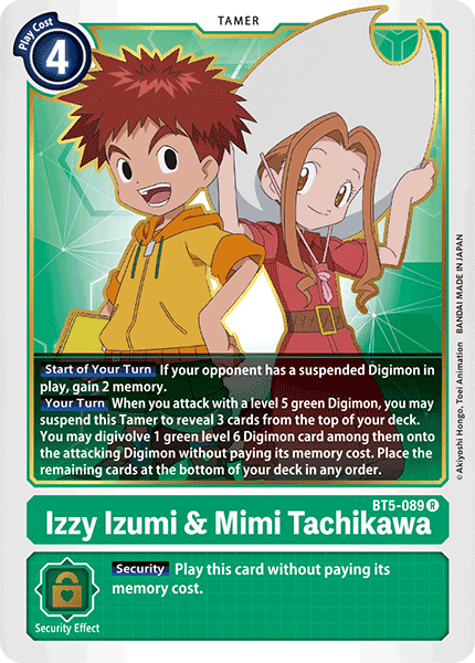 Izzy Izumi & Mimi Tachikawa - BT5-089 - Rare available at 401 Games Canada