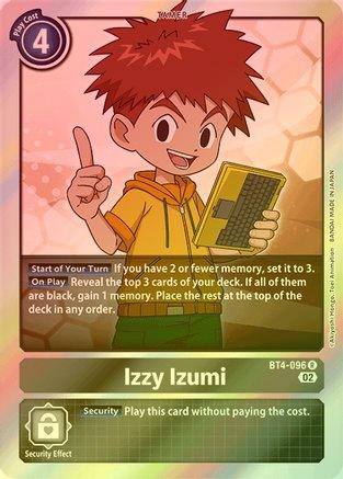 Izzy Izumi (Resurgence Booster Reprint) - BT4-096 - Rare (Foil) available at 401 Games Canada