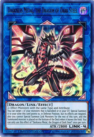 Darkness Metal, the Dragon of Dark Steel - JUMP-EN087 - Ultra Rare