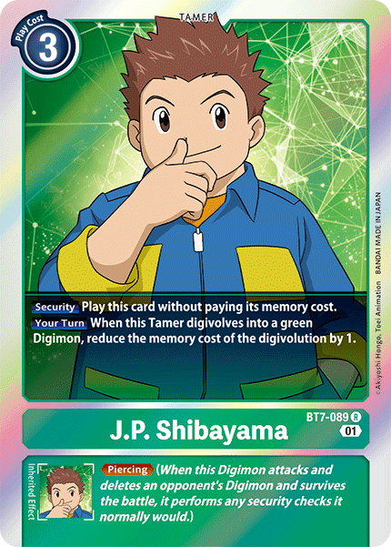 J.P. Shibayama - BT7-089 - Rare available at 401 Games Canada