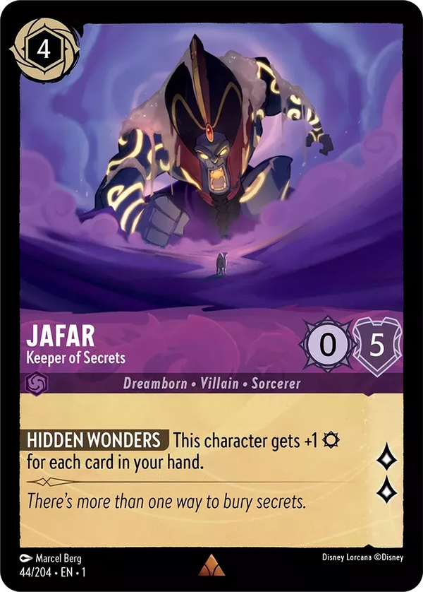 Jafar (Keeper of Secrets) - 44/204 - Rare available at 401 Games Canada