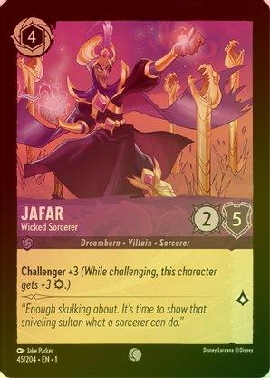 Jafar (Wicked Sorcerer) - 45/204 - Common (Foil) available at 401 Games Canada