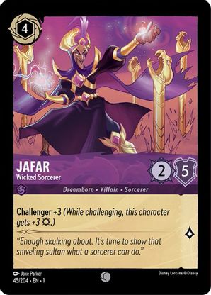 Jafar (Wicked Sorcerer) - 45/204 - Common available at 401 Games Canada