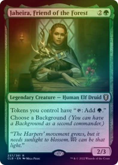 jaheira mtg card tokens // Commander (Jaheira, Friend of the Forest and Inspiring Leader) deck list // Moxfield MTG Deck Builder 2/3 Illustrated by Pedro Potier. Sell Jaheira, Friend of the