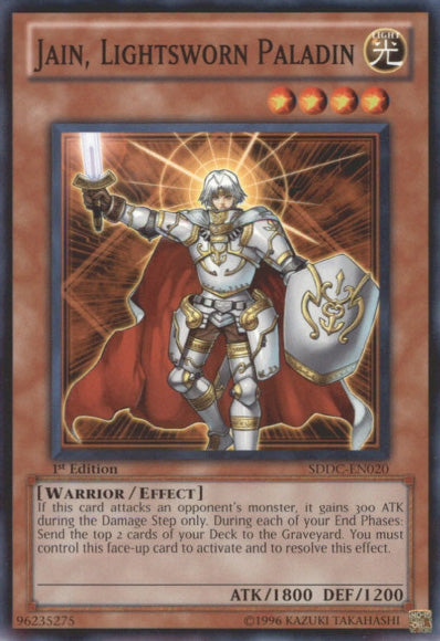 Jain, Lightsworn Paladin - SDDC-EN020 - Common - 1st Edition available at 401 Games Canada