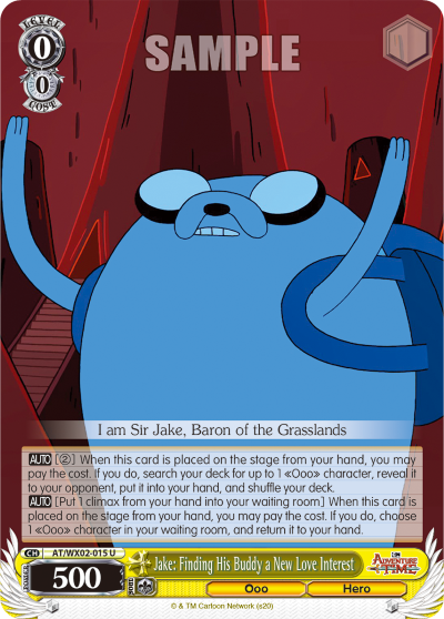 Jake: Finding His Buddy a New Love Interest - AT/WX02-015 - Uncommon available at 401 Games Canada