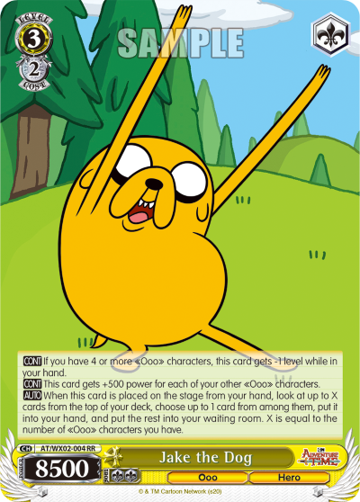 Jake the Dog - AT/WX02-004 - Double Rare available at 401 Games Canada