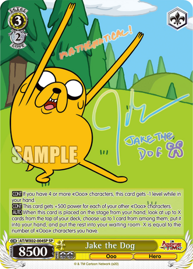 Jake the Dog - AT/WX02-004SP - Special Rare available at 401 Games Canada