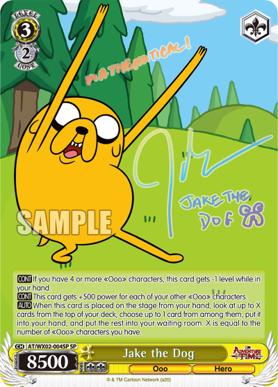 Jake the Dog - AT/WX02-004SP - Special Rare available at 401 Games Canada