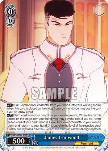 James Ironwood - RWBY/WX03-E079S - Super Rare available at 401 Games Canada