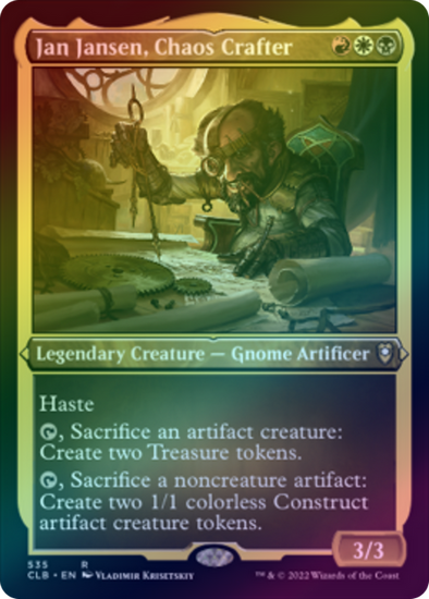 401 Games Canada - Jan Jansen, Chaos Crafter (Etched) (CLB) 401 Games Canada - Jan Jansen, Chaos Crafter (Etched) (CLB)