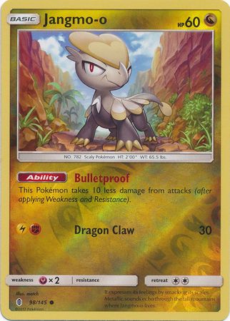 Jangmo-o - 98/145 - Common - Reverse Holo available at 401 Games Canada