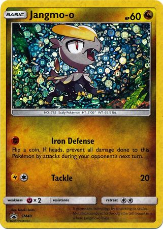 Jangmo-o - SM40 - Sequin Holo Promo available at 401 Games Canada