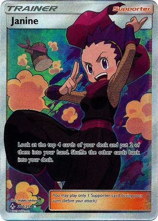 Janine - 210/214 - Full Art Ultra Rare available at 401 Games Canada