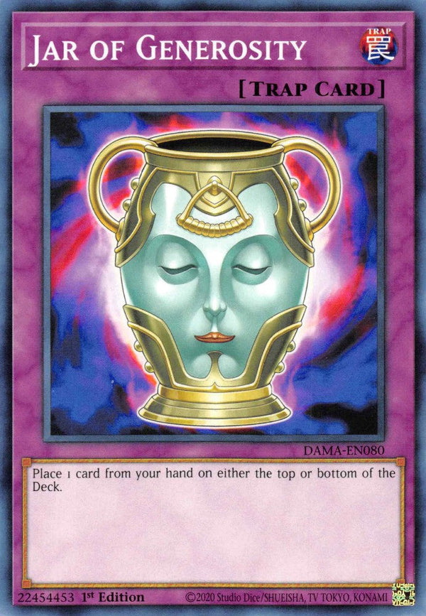 Jar of Generosity - DAMA-EN080 - Common - 1st Edition available at 401 Games Canada