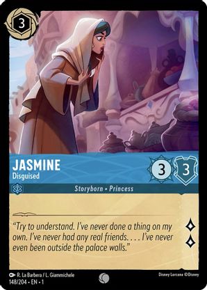 Jasmine (Disguised) - 148/204 - Common available at 401 Games Canada