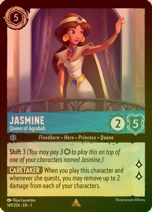 Jasmine (Queen of Agrabah) - 149/204 - Rare (Foil) available at 401 Games Canada