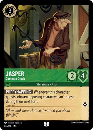 Jasper (Common Crook) - 81/204 - Uncommon available at 401 Games Canada