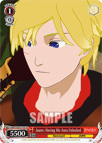 Jaune: Having His Aura Unlocked - RWBY/WX03-ET05 - Trial Deck available at 401 Games Canada