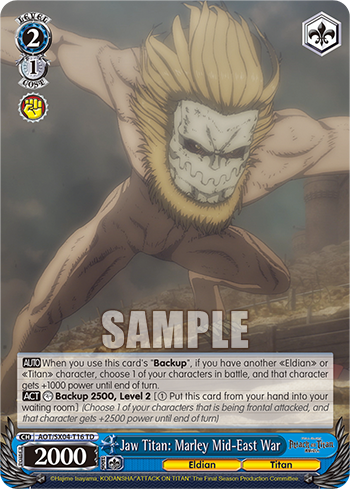 Jaw Titan: Marley Mid-East War - AOT/SX04-ET16 - TD available at 401 Games Canada