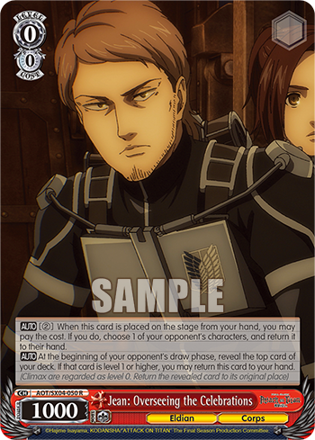 Jean: Overseeing the Celebrations - AOT/SX04-E050 - Rare available at 401 Games Canada