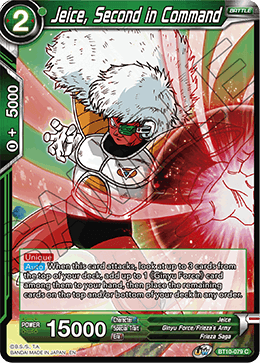 Jeice, Second in Command - BT10-079 - Common (FOIL) (Reprint) available at 401 Games Canada