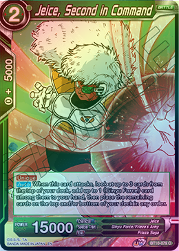 Jeice, Second in Command - BT10-079 - Common (FOIL) available at 401 Games Canada