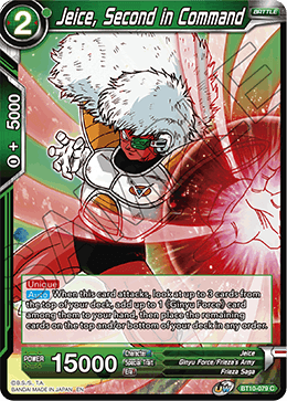 Jeice, Second in Command - BT10-079 - Common available at 401 Games Canada