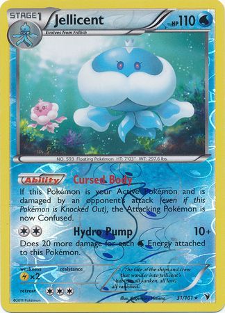 Jellicent - 31/101 - Rare - Reverse Holo available at 401 Games Canada