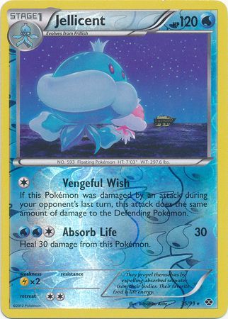 Jellicent - 35/99 - Rare - Reverse Holo available at 401 Games Canada