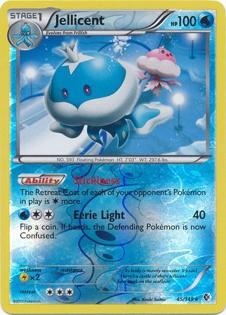 Jellicent - 45/149 - Rare - Reverse Holo available at 401 Games Canada