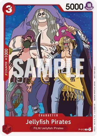 Jellyfish Pirates (One Piece Film Red) - P-012 - Promo available at 401 Games Canada