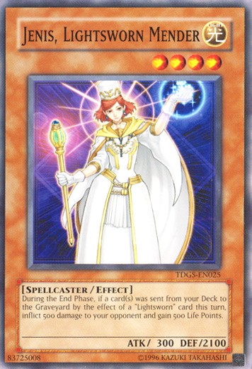 Jenis, Lightsworn Mender - TDGS-EN025 - Common - Unlimited available at 401 Games Canada