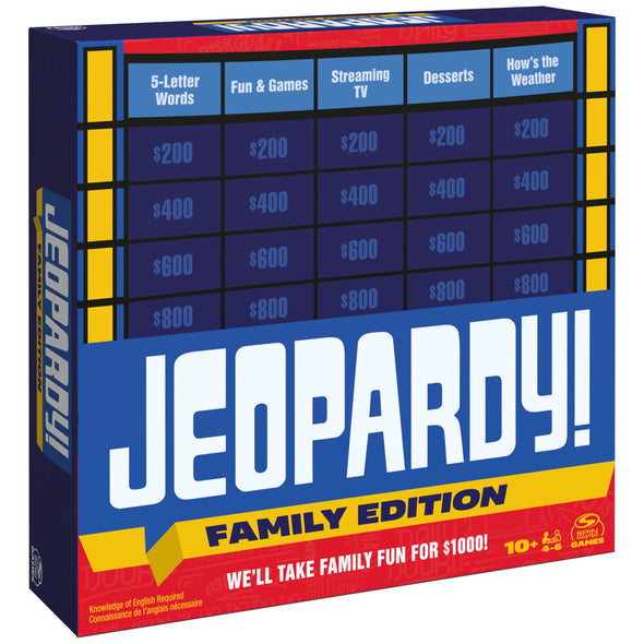 Jeopardy - Family Edition available at 401 Games Canada