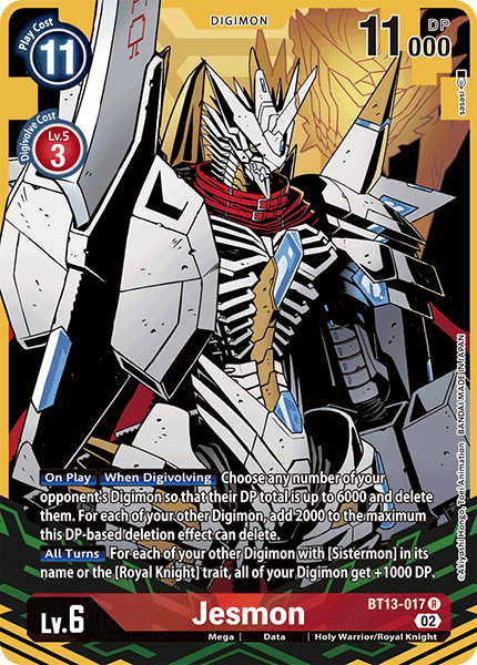 Jesmon (Alternate Art) - BT13-017 - Rare available at 401 Games Canada