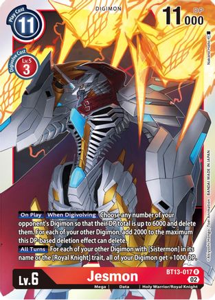 Jesmon - BT13-017 - Rare available at 401 Games Canada