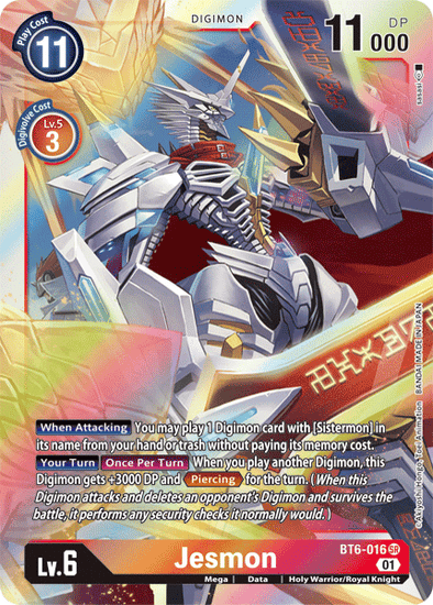 Jesmon - BT6-016 - Super Rare available at 401 Games Canada