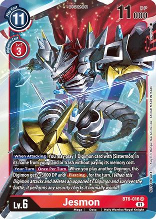 Jesmon (Event Pack 2) - BT6-016 - Super Rare available at 401 Games Canada