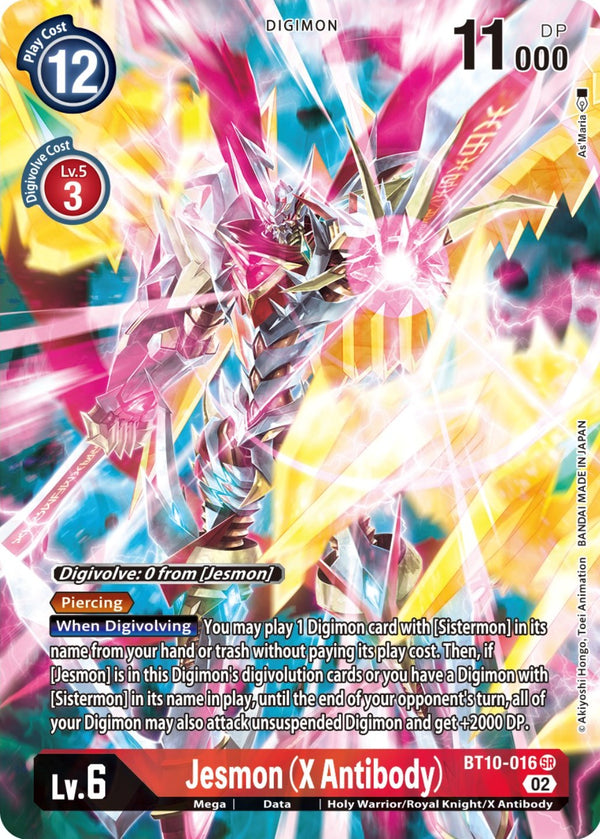 Jesmon (X Antibody) (Alternate Art) - BT10-016 - Super Rare available at 401 Games Canada
