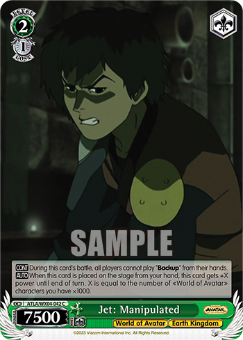 Jet: Manipulated - ATLA/WX04-E042 - Common available at 401 Games Canada