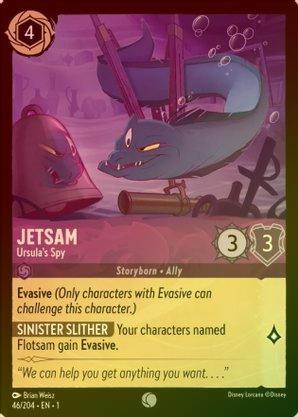 Jetsam (Ursula's Spy) - 46/204 - Common (Foil) available at 401 Games Canada