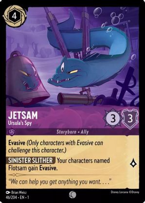 Jetsam (Ursula's Spy) - 46/204 - Common available at 401 Games Canada