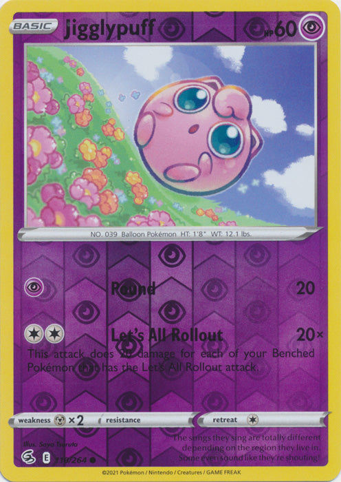 Jigglypuff - 110/264 - Common - Reverse Holo available at 401 Games Canada