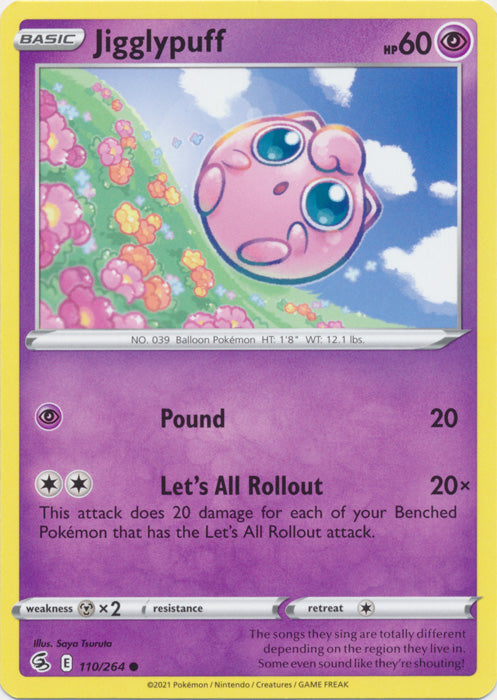 Jigglypuff - 110/264 - Common available at 401 Games Canada