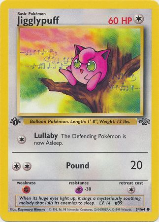 Jigglypuff - 54/64 - Common - 1st Edition available at 401 Games Canada