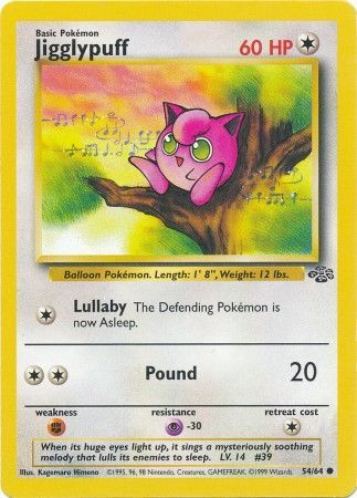 Jigglypuff - 54/64 - Common - Unlimited available at 401 Games Canada