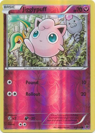 Jigglypuff - 65/124 - Common - Reverse Holo available at 401 Games Canada