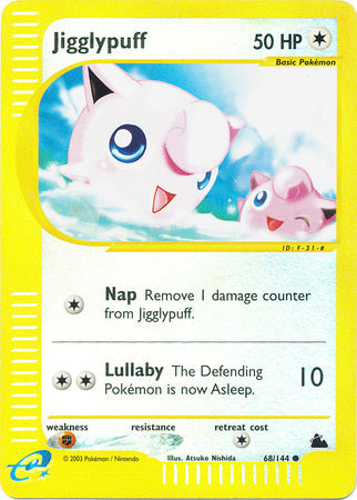 Jigglypuff - 68/144 - Common - Reverse Holo available at 401 Games Canada